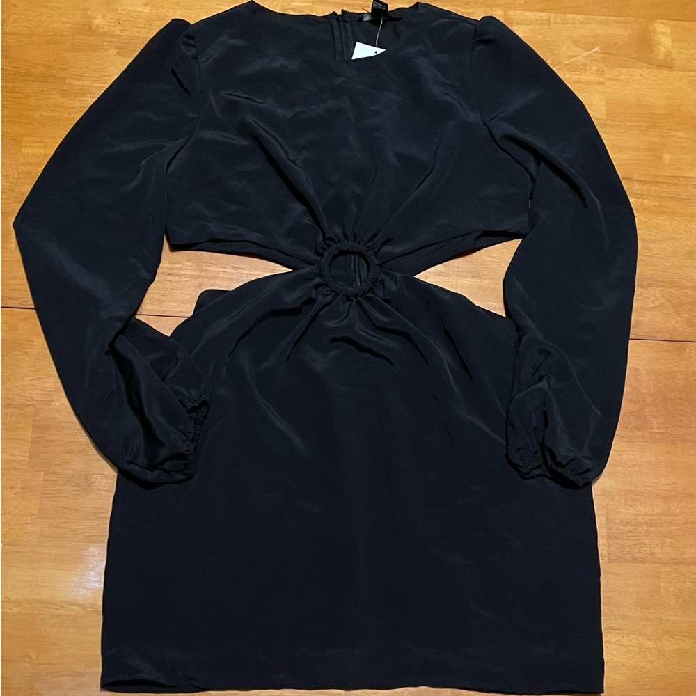 NWT!!!! Elegant Black Cut-Out Dress